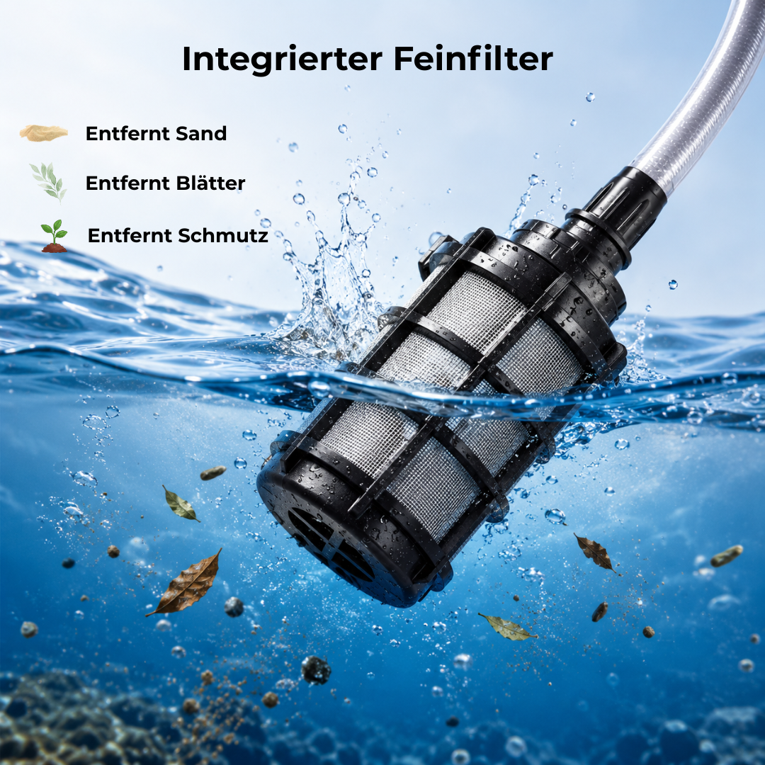 AQUVIRO Pro – Mobiler Akku-Reiniger mit 2 Akkus